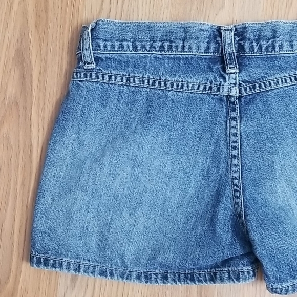 AMERICAN Eagle Shorts Denim Retro Vintage Button Fly Size 0 - Picture 5 of 8